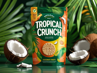Sac d'emballage alimentaire personnalisable pour biscuits à la farine en plastique à fermeture éclair en feuille d'aluminium de qualité