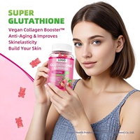 Gommes éclaircissantes pour la peau à la vitamine E en vrac de marque privée OEM suppléments de collagène sans sucre pour la beauté des adultes