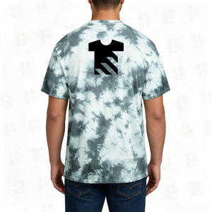 T-shirt homme style tie-dye, coupe classique, qualité supérieure, 250 g/m², streetwear, été. - Product Image 2