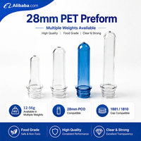 Offre Spéciale Préforme Plastique PCO1881 28mm 38g 45g 50g 58g 100% Vierge Sans BPA Qualité Alimentaire pour Boissons Gazeuses OEM Chine