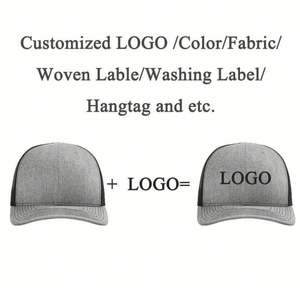 Casquettes de sport en maille à 6 panneaux avec logo personnalisé de haute qualité, 80 couleurs unies, pour hommes, ajustées, style Richardson 112 Trucker - Product Image 3