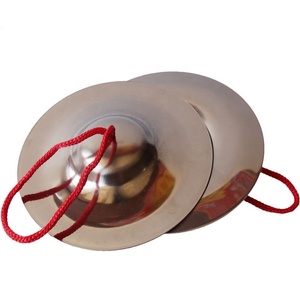 Venda quente Ferro Pratos Ferro Rub Instrumento Musical Instrumento Cymbal Noise Maker Brinquedo - Product Image 1