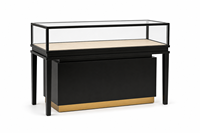 Vitrine d'exposition de bijoux LED personnalisée avec vitrine en verre pour les magasins de détail et les projets de vente en gros