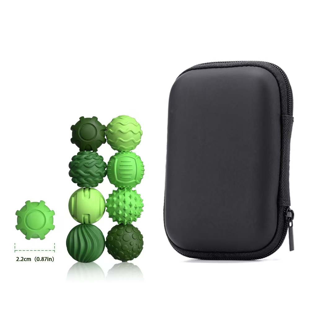 Vert, paquet de 8 (avec boîte)