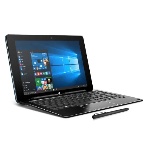 Tablet 2 em 1 de 10.1 polegadas, tablet intel win10 os tablet laptop com caneta stylus e teclado destacável W101-N3350/n4020/z8350