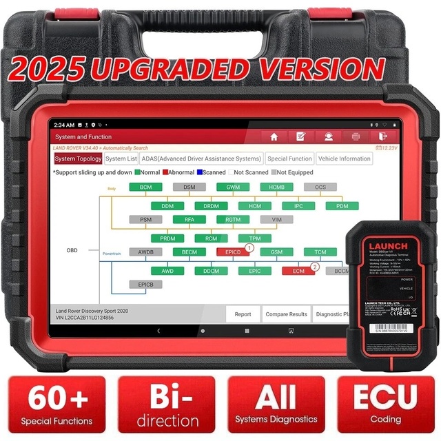 Free Update 2 Years Launch X431 Pro3S+ V5.0 Obd2 Full System Universal Heavy Equipment Scanner Diagnostic TooL