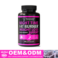 Capsule de bien-être nocturne naturelle à base de plantes, force accrue, OEM ODM, directement de l'usine, complément de soutien métabolique avec racine d'Ashwagandha