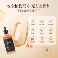 Aceite Capilar Herbal Indio Thrive Miracle Sealp de Crecimiento Rápido para Cabello Personalizado Botana 100ml, Regeneración y Prevención de la Caída del Cabello