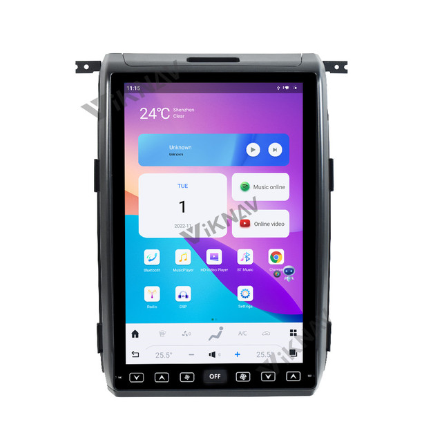 8+128GB Car GPS Navigation for Ford F150 Radio 2009-2012 Android11 Head Unit Auto Receiver Stereo Multimedia Player Touch Screen