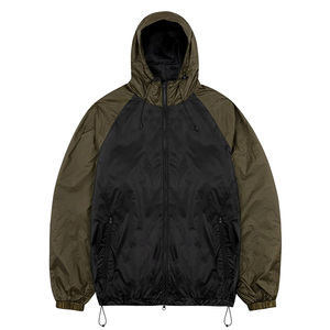 เสื้อแจ็คเก็ตกันลมแบบมีฮู้ด Healy Unisex สีสันตัดกัน แขนยาว ซิปหน้า น้ำหนักเบา สวมใส่สบาย เหมาะสำหรับฤดูใบไม้ร่วง มีกระเป๋าข้าง - Product Image 3