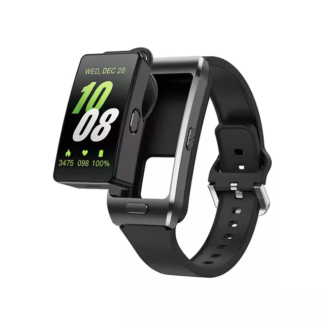2-in-1 TWS BT Headset Sports Watch Wristband 1.57'' IPS Screen Smartwatch Multiple Function for Men and Women