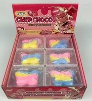 Jouet à presser craquant en forme de donut, anti-stress pour soulager l'anxiété et détendre les mains