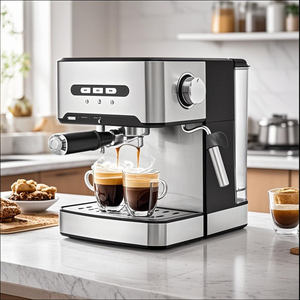 เครื่องชงกาแฟเอสเพรสโซกึ่งอัตโนมัติสไตล์ทันสมัยสำหรับโรงแรมใช้ในรถกลางแจ้ง - Product Image 2