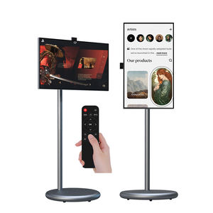 Monitor Portátil de 27 Pulgadas, Pantalla LCD Inteligente para Interiores, Televisor Inteligente de Pantalla Plana para Entretenimiento, Android 15, Televisor Portátil - Product Image 1