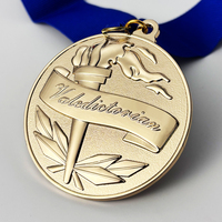Concevez votre propre médaille en métal personnalisée, alliage de zinc, 3D, pour marathon 5K, football, taekwondo, natation, prix de la course, médailles sportives
