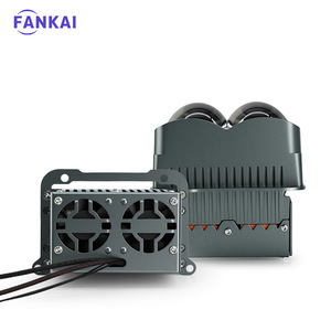 FANKAI ไฟหน้า LED แบบลำแสงคู่ 80W 12V สำหรับรถจักรยานยนต์ รถยนต์ ชุดอัพเกรดแบบยูนิเวอร์แซล - Product Image 1