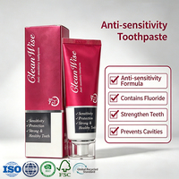 Dentifrice fluoré premium personnalisé, anti-sensibilité et anti-caries, pour la vente en gros (OEM).