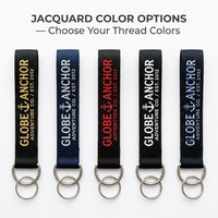 Cordon porte-outils en PVC écologique avec mousqueton rotatif à sécurité détachable, personnalisable par sérigraphie, cadeau promotionnel