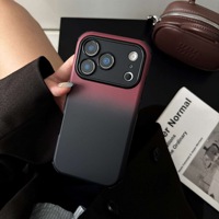 Coque effet peau dégradée pour iPhone 17 Pro Max, personnalisée et douce pour la peau, compatible avec les coques de téléphone Apple 15/14, coque de protection antichoc 16