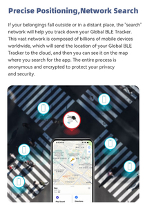Mini rastreador de perros, rastreador de etiquetas de aire inteligente para <span class=keywords><strong>IOS</strong></span>, buscador de llaves de teléfono, alarma antipérdida, seguimiento de perros y gatos, ubicación de rastreador electrónico de mascotas - Product Image 4
