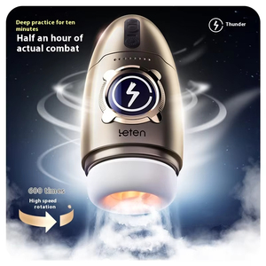 Gobelet d'entraînement à rotation automatique pour hommes adultes, réduit la sensibilité, améliore l'endurance, manchon réaliste à grande vitesse, machine sexuelle - Product Image 3