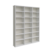 Étagère d'Angle OEM et ODM, Meuble de Rangement Bibliothèque Design Moderne, Meuble de Rangement en Bois pour Salon et Maison