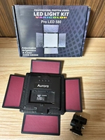 Lampe réflecteur de photographie PRO LED 580 - Lampe LED en forme de quadrant - Lampe de protection en forme de quadrant pour la diffusion en direct et la photographie