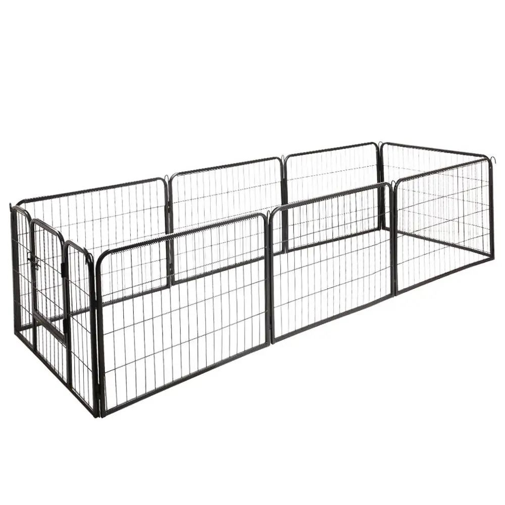 Haustier Laufs tall Welpe Laufs tall Zwinger Hunde zaun Übung Stift Tor Zaun Faltbare Hunde kiste 8 Panels 16 Panels für Haustiere Tiere