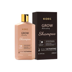 Champú Activador de Crecimiento KOEC, Extracto Natural de Plantas, Reduce <span class=keywords><strong>la</strong></span> Caída <span class=keywords><strong>del</strong></span> <span class=keywords><strong>Cabello</strong></span>, <span class=keywords><strong>Tratamiento</strong></span> Capilar Vegano y Orgánico <span class=keywords><strong>para</strong></span> <span class=keywords><strong>Cabello</strong></span> Rizado y Encrespado - Product Image 4