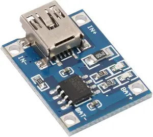 Tp4056 Modul Pengisian 18650 Papan Sirkuit Pcb Kontrol Perlindungan Lithium 1a 3.7V 3.6V 4.2V Papan Pengisian Baterai