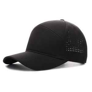 Casquette de golf Performance Rope imperméable, casquette snapback, casquette de baseball imperméable, perforations découpées au laser, casquette de golf sportive pour homme à 7 panneaux - Product Image 5