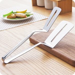 Pince alimentaire anti-brûlure la plus vendue, multifonctionnelle pour steak, barbecue extérieur, pain, poisson frit, spatule-pince - Product Image 3