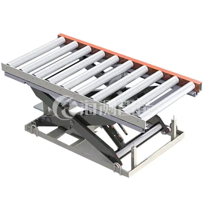 3T Power Roller Lif Automatic lifting and lowering table for power drum conveying
