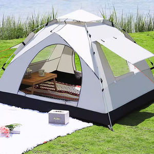 Tente de camping extérieure automatique quatre saisons, grande capacité, en tissu Oxford, imperméable, avec une chambre, pour les aventures (vente en gros) - Product Image 1