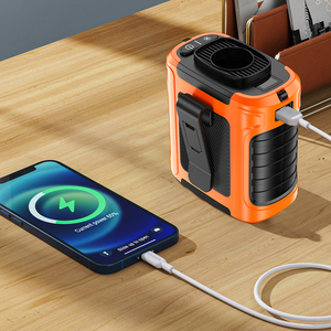 Price: 2000 RPM Portable 10000mAh Suspended Waist Clip Fan with 6 Blades - Product Image 1