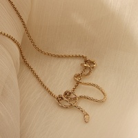 Bijoux tendance personnalisés Collier serpentin Collier étanche torsadé Collier à pendentif serpent en acier inoxydable