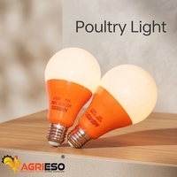 AGRIESO Nouvelle Lampe Anti-Moustiques LED Dimmable 7W Longueur d'Onde 580-590nm Éclairage Répulsif pour Poulailler
