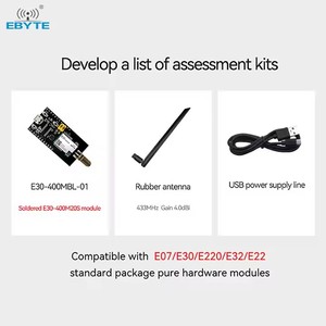 ชุดพัฒนาและประเมินผลโมดูลไร้สาย Ebyte ODM E30-400MBL-01 USB Interface Lora E30 Series รุ่นทดสอบ SI4438/433MHz - Product Image 5