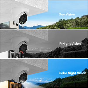 4MP Hik 兼容 POE CCTV 半球摄像机防水夜视音频 ColorVu 4mm 镜头户外安全 IP 网络存储卡 - Product Image 4