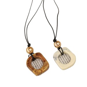 Collar con Dije Geométrico Romántico Chino Nuevo al por Mayor, Cadena de Cuerda de Resina Acrílica para Mujer, Moda de Alta Gama, Elegante y Combinable - Product Image 5