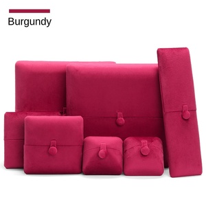 Caja de Joyería Rectangular de Franela con Doble Abertura, Caja de Embalaje de Guangzhou para Anillos, Colgantes, Pulseras, Perlas, Collares y Bolsas - Product Image 5