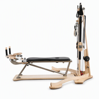 Tour de poulies professionnelle en bois d'érable pour studio de Pilates et de yoga, équipement de fitness à mouvement spirale pour la colonne vertébrale