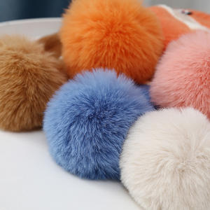 جملة قبعة أطفال شتوية دافئة بلون سادة قابلة للتنفس، طقم قبعة ووشاح أطفال مبطن بالقطن ومحبوك بتصميم دب للبنات - Product Image 2