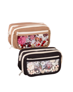 Sacs en toile et trousses à crayons personnalisés pour étudiantes, prêts à être expédiés, à bas prix, pour fournitures scolaires - Product Image 1