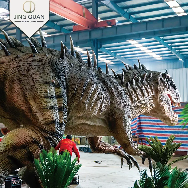 Devilsaur Jurassic Dino World Amusement Costume da dinosauro realistico automatico robotico in vendita