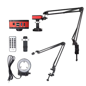 100x Lentille Pliant Support À Distance Électronique Soudage Réparation DIY Amplification USB Caméra Industrielle Microscope - Product Image 2