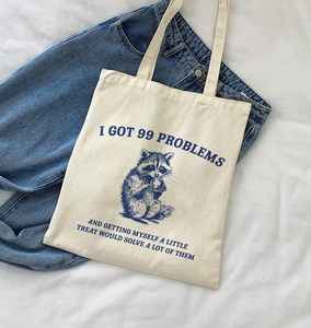 กระเป๋าผ้าแคนวาสผ้าฝ้ายสำหรับผู้หญิงกระเป๋าช็อปปิ้งแบบใช้ซ้ำได้ออกแบบโลโก้ได้ตามต้องการ - Product Image 2