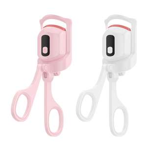 Portable Electric <b>Heated</b> Eyelash <b>Curler</b> Comb Eyelashes Curls Thermal Eyelash <b>Curler</b> Makeup Tools Eye Lash Perm Long Lasting - Product Image 1