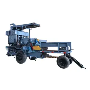 High Capacity 10tph Forestry Machinery Tractor Diesel Power Wood Chipper Machine