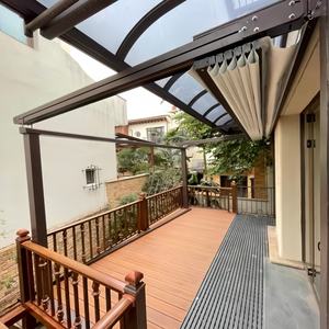 Toldo de Aluminio para Sombra, Bioclimático, Impermeable para Exteriores, Techo Motorizado, Pérgola Eléctrica Retráctil para Jardín - Product Image 2